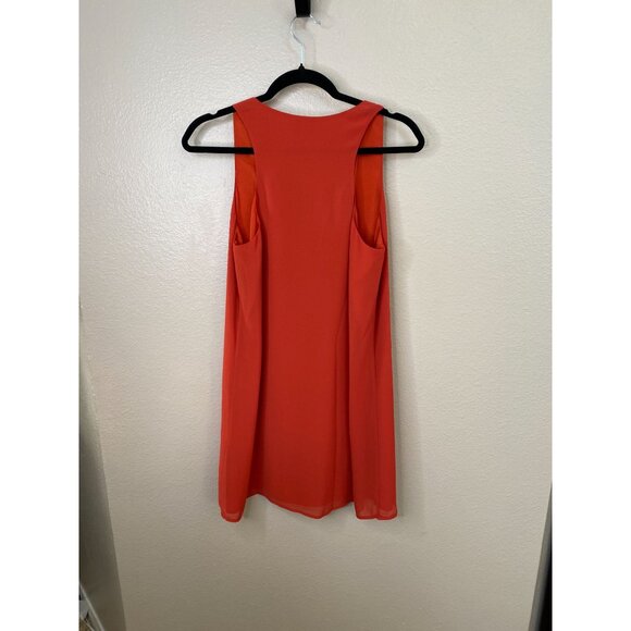 Lost April Womens Sleeveless Rust Dress Small Lightweight Casual Sophisticated - Picture 5 of 7